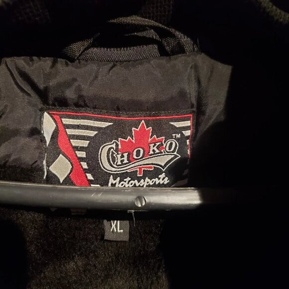 Snap On Racing Vintage 90s Jacket size Extra Large (XL) Black/Red Full Zip CHOKO - Picture 10 of 10